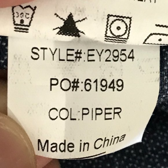 Level 99 Piper Jeans Women Size 27 Blue Denim Distressed Mid Rise Dark Wash - Picture 5 of 11